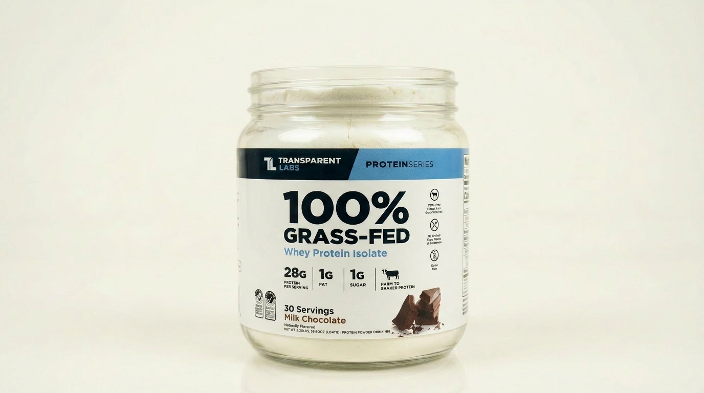 Transparent Labs Grass-Fed Whey Protein Isolate Milk Chocolate protein sampler